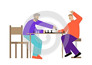 Chess Flat Illustration
