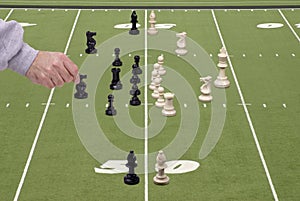 Chess Football with Defensive Coach