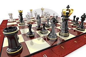 Chess game board