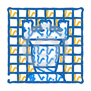 chess game icon doodle illustration