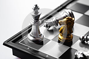 Chess game. A move to kill. Refer to business strategy and competitive concept