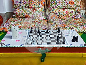 chess game playing as a indoor game