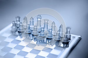 Chess Game Strategy Background