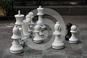 Chess on the ground