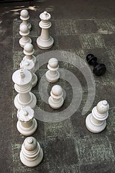 Chess on the ground