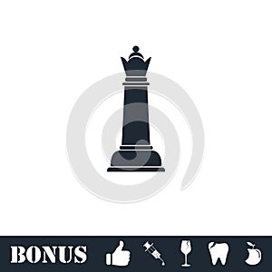 Chess icon flat