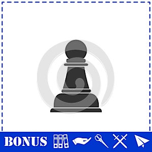 Chess icon flat