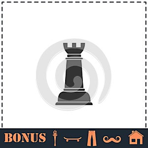 Chess icon flat