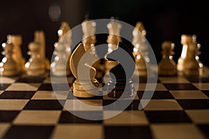 Chess is logic Board game with special pieces on a 64-cell Board for two opponents, combining elements of art in terms of chess