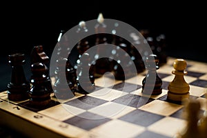 Chess is a logic Board game with special pieces on a 64-cell Board for two opponents, combining elements of art in terms of chess