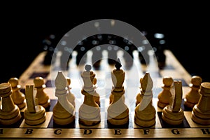 Chess is a logic Board game with special pieces on a 64-cell Board for two opponents, combining elements of art in terms of chess