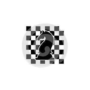 chess logo icon vector