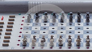 Chess microcomputer closeup