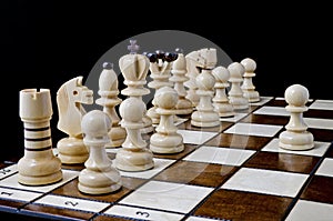 Chess, over black