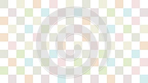 Chess pattern colored. Decor. Simulated transparency. Aspect ratio 16 to 9.