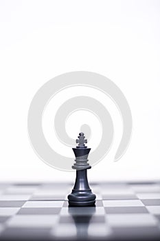 Chess pawn on the chessboard