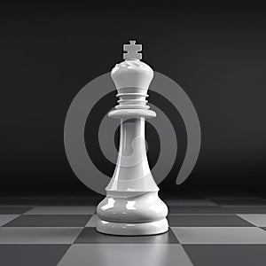 Chess pawn outstanding. leadership concept. competitive advantage. 3d rendering Generative AI.