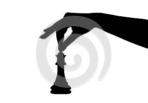 Chess piece silhouette