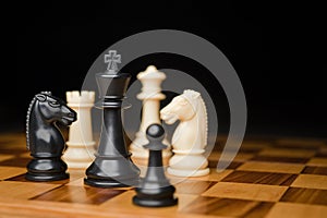 Chess pieces photo