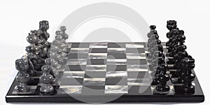 Chess Pieces and Board