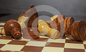 CHESS - ANCIENT INTELLECTUAL GAME OF HUMANITY. photo