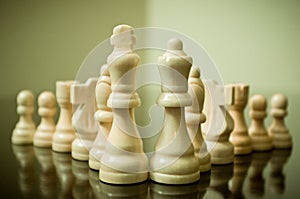 Chess pieces photo