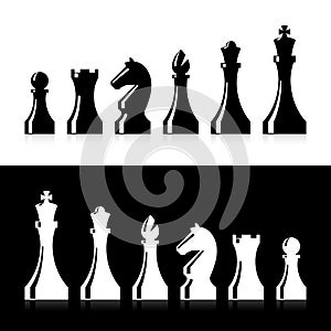 Chess pieces icons