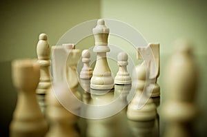 Chess pieces photo