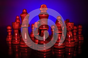 Chess pieces photo