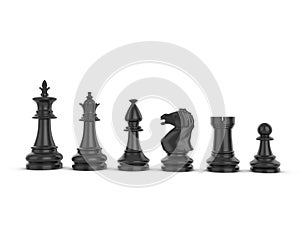 Chess pieces set