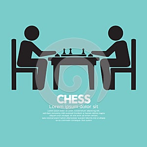 Chess Player Sign