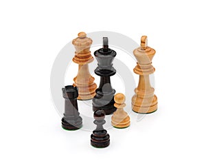 Chess set pieces