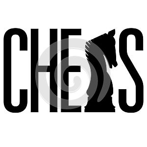 Chess silhouette sketch