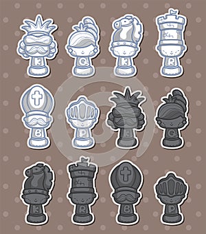 Chess stickers