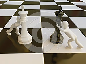 Chess Strategy in 3D