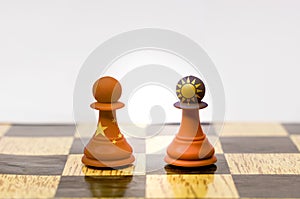 Chess strategy between People's Republic of China and Taiwan