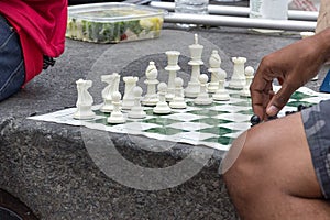 Chess on the street.