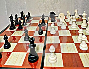 Chess is a table logic game with special figures on a 64-cell board for two rivals, combining elements of art in terms of chess c