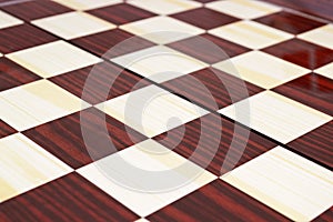 Chess table surface in detail