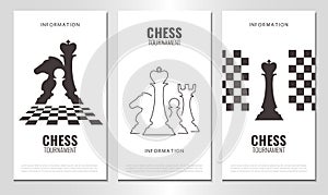 Chess tournament poster