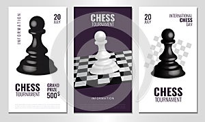 Chess tournament poster