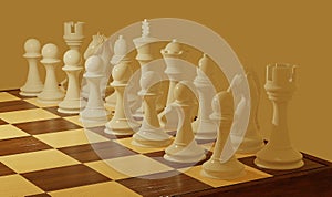 Chess is a two-player board game played