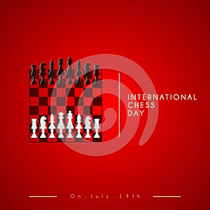 Chess Vector Design for International Chess Day