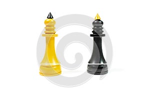 Chess on a white background