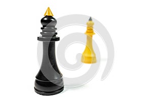 Chess on a white background