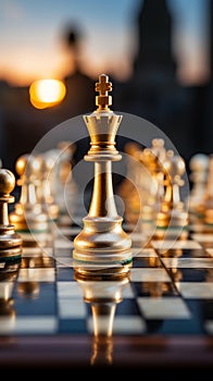 Chessboard becomes the canvas for inventive business strategy ideas in action