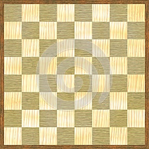 Chessboard checker pattern wood texture