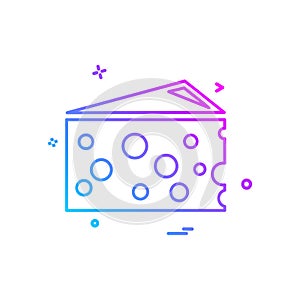 Chesse icon design vector