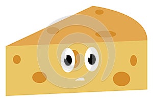 Chesse, illustration, vector