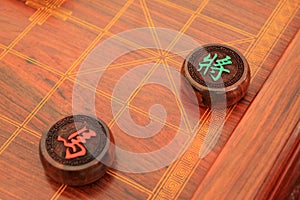 Chessmen of chinese chess china
